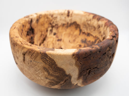 Very Unique Large Wooden Oak Burr / Burl Bowl - Handmade & Wood Turned
