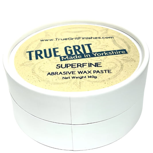 TRUE GRIT SUPERFINE Abrasive Wax Paste | Made in Yorkshire | Wood turning / Pen Turning