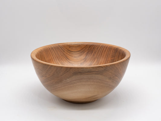 English Wooden Walnut Bowl - Handmade, Wood Turned and Unique