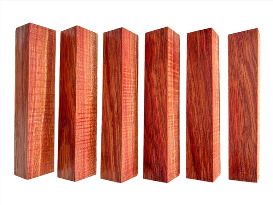 Bloodwood Wood | Deep Red & Highly Figured | South America | Wooden Pen Blanks