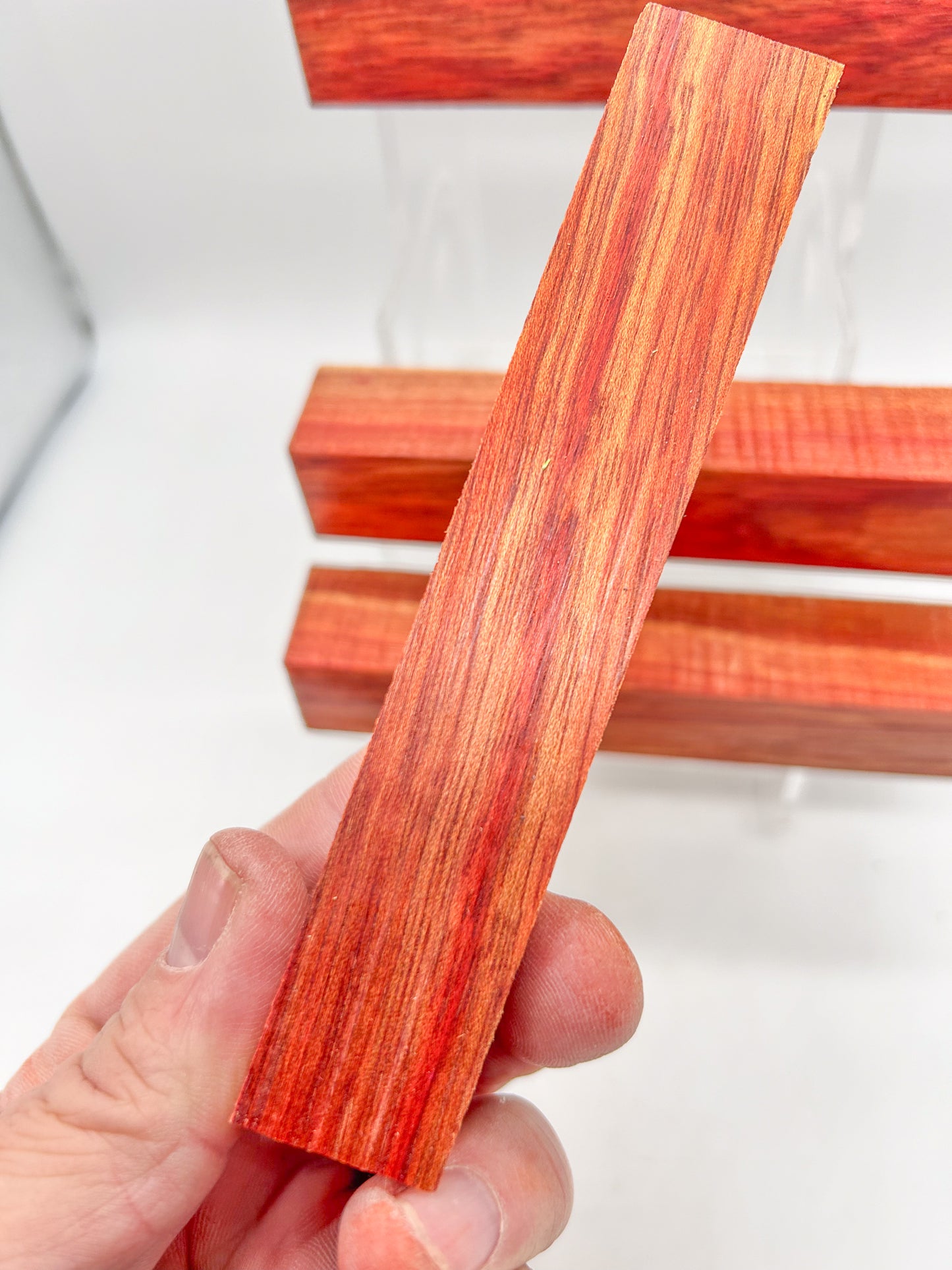 Bloodwood Wood | Deep Red & Highly Figured | South America | Wooden Pen Blanks