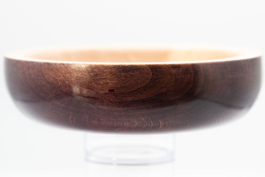 Handmade Very Unique Wooden Wood Turned Deep Purple Beech Bowl 4.5cm x 15cm