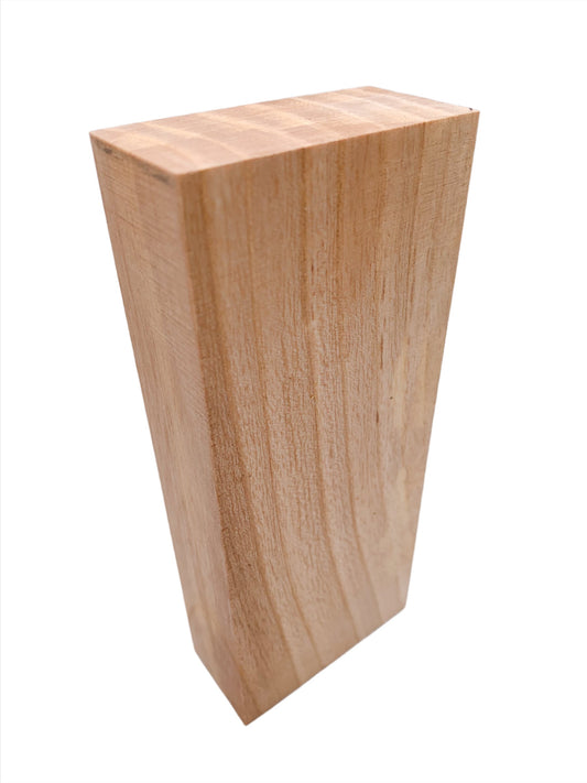Ash Wood Knife Scale / Craft Blank | Figured | 145x60x29 | Wooden Knife Handle