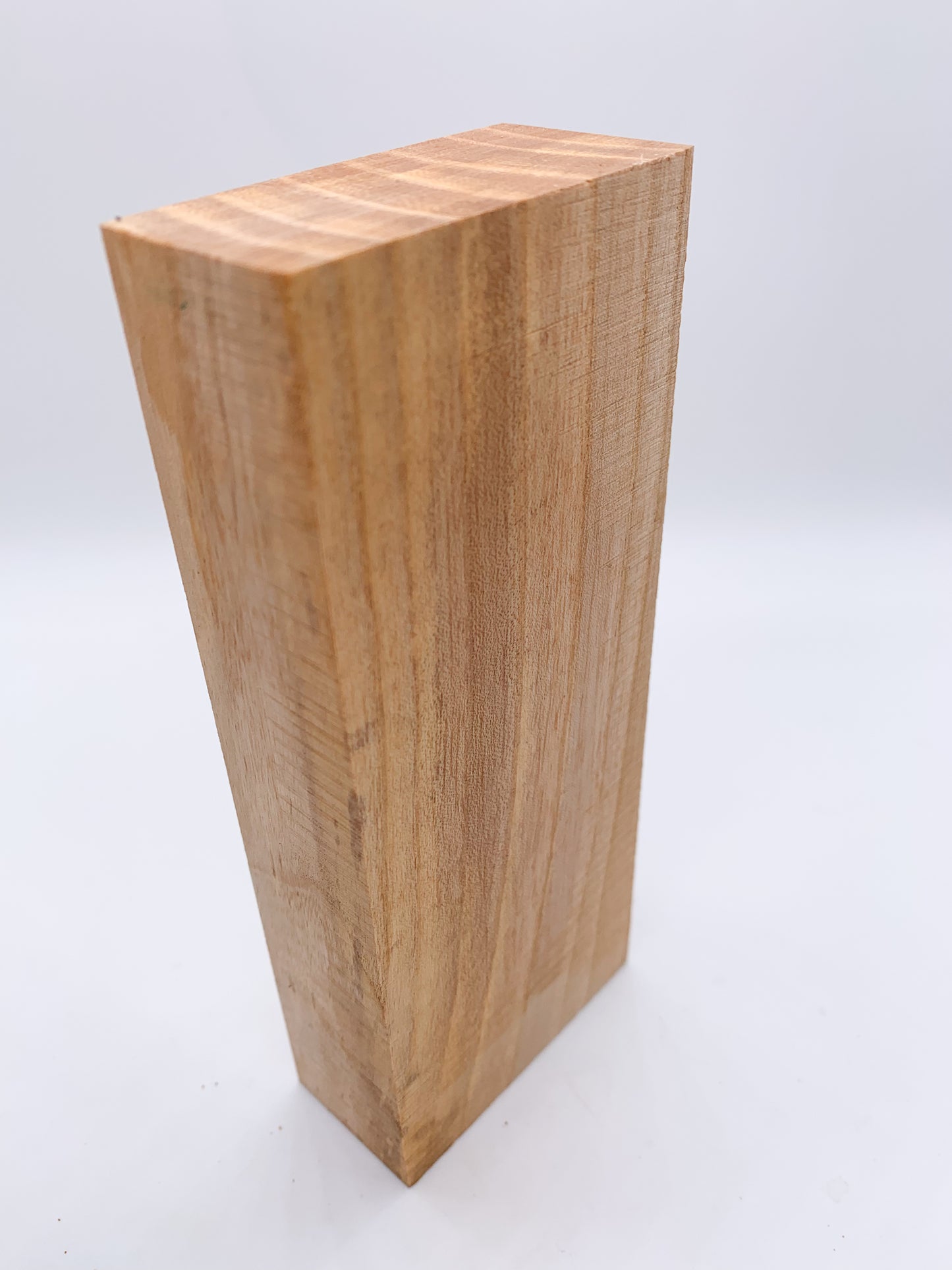 Ash Wood Knife Scale / Craft Blank | Figured | 145x60x29 | Wooden Knife Handle