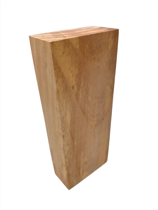 Ash Wood Knife Scale / Craft Blank | Figured | 150x58x29 | Wooden Knife Handle