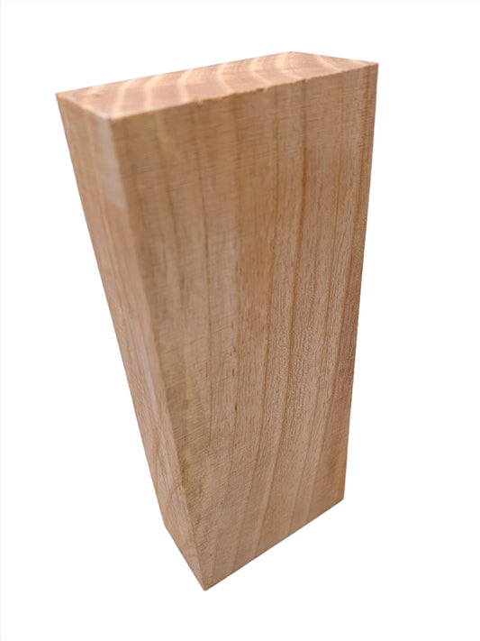 Ash Wood Knife Scale / Craft  Blank | Figured | 145x60x28 | Wooden Knife Handle
