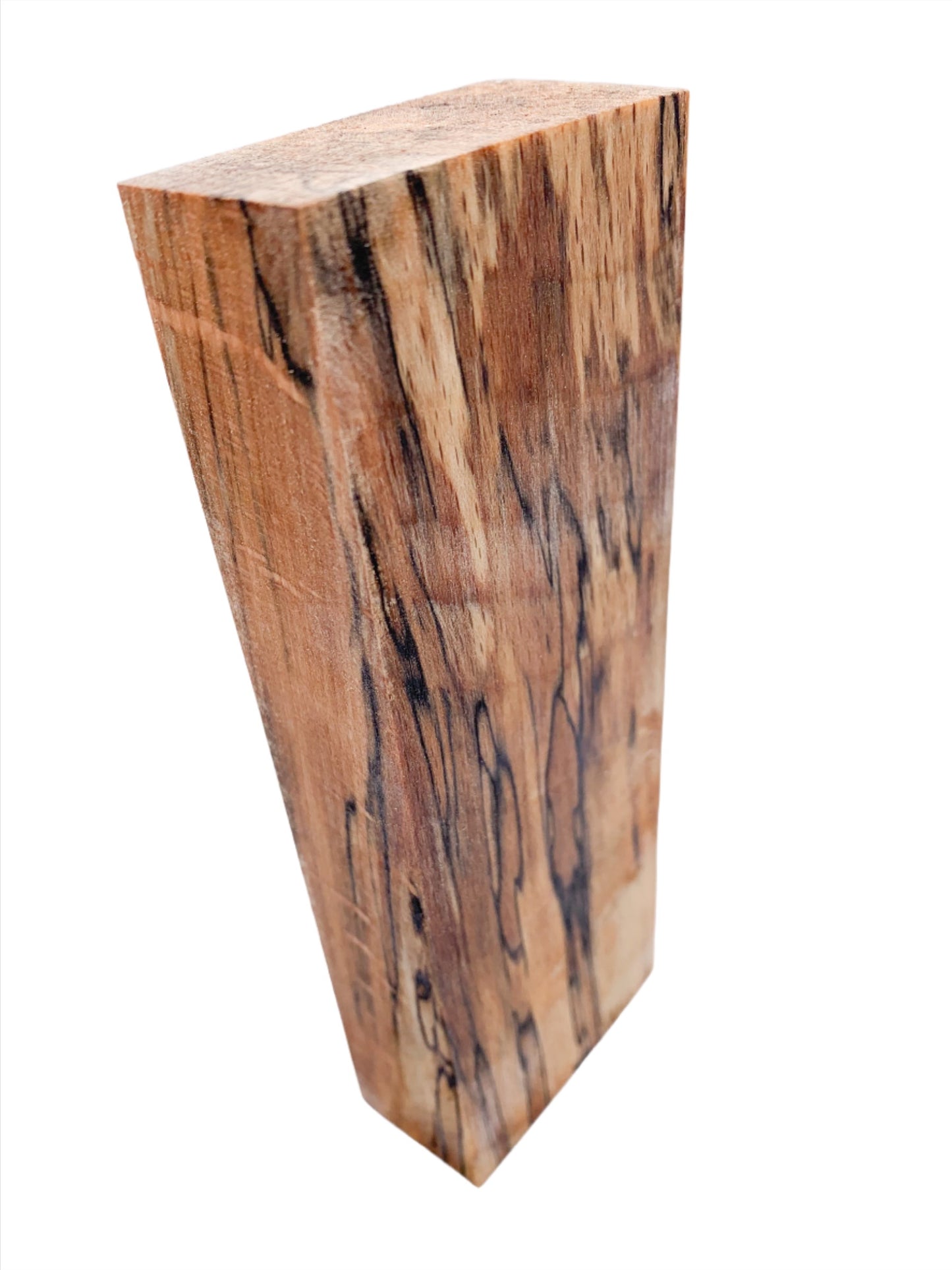Spalted Beech Wood Knife Scale / Craft Blank | Fully Stabilised | 160x56x28 | Wooden Knife Handle