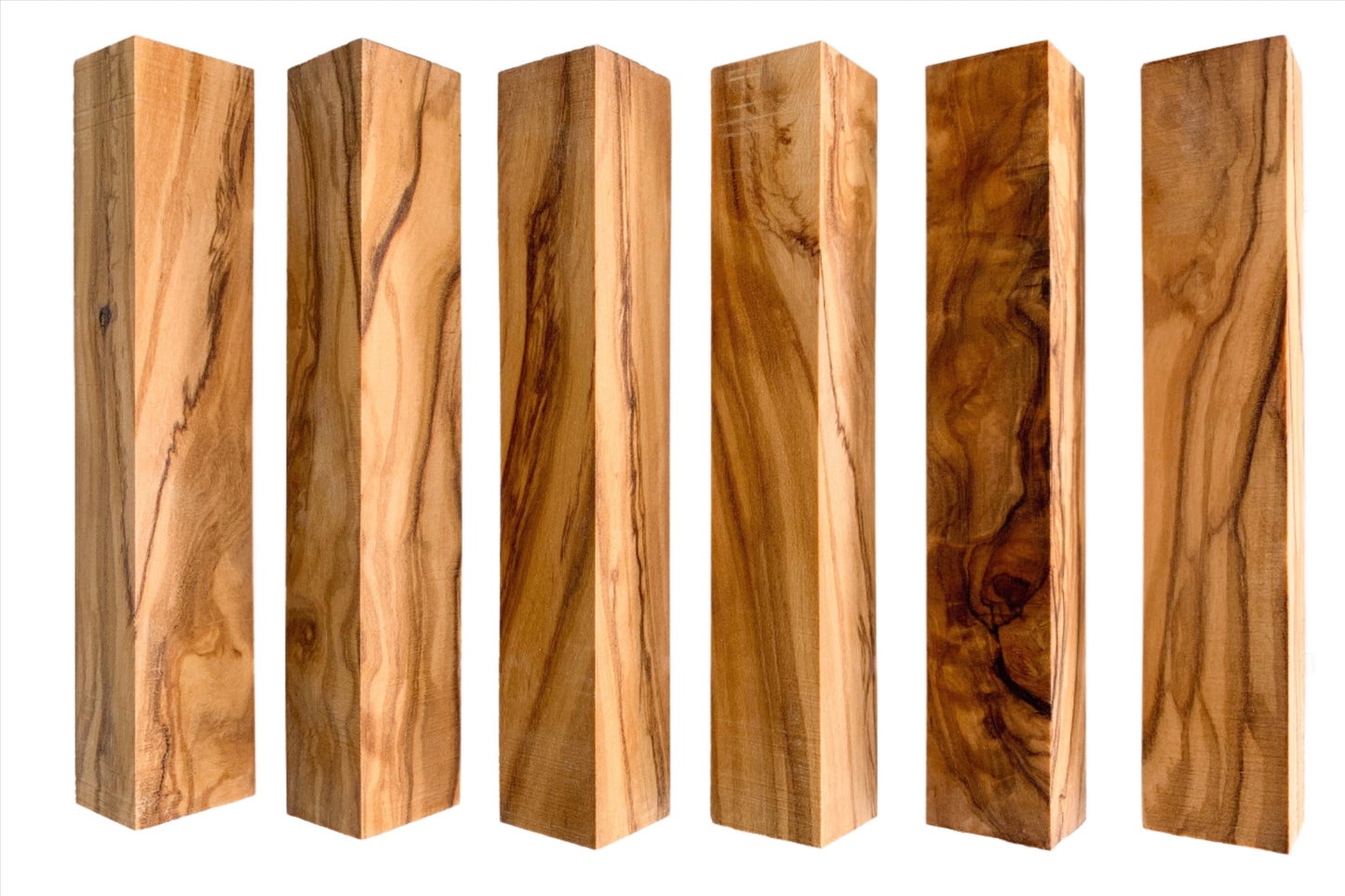 Spanish Olive Wood | Highly Figured | Wooden Pen Blanks