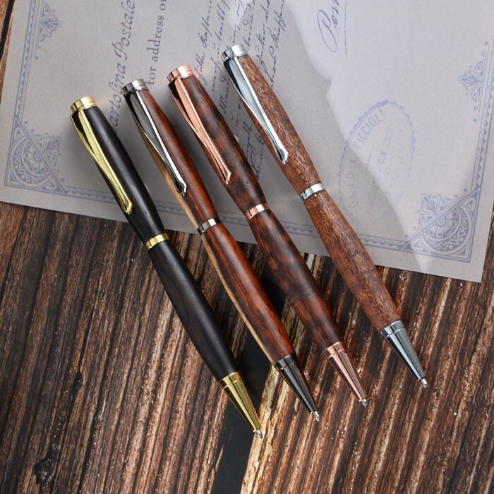 NEW DESIGN SLIMLINE Pen Kits | Multiple Choice Gold / Chrome / Rose Gold / Gun Metal | Pen Turning
