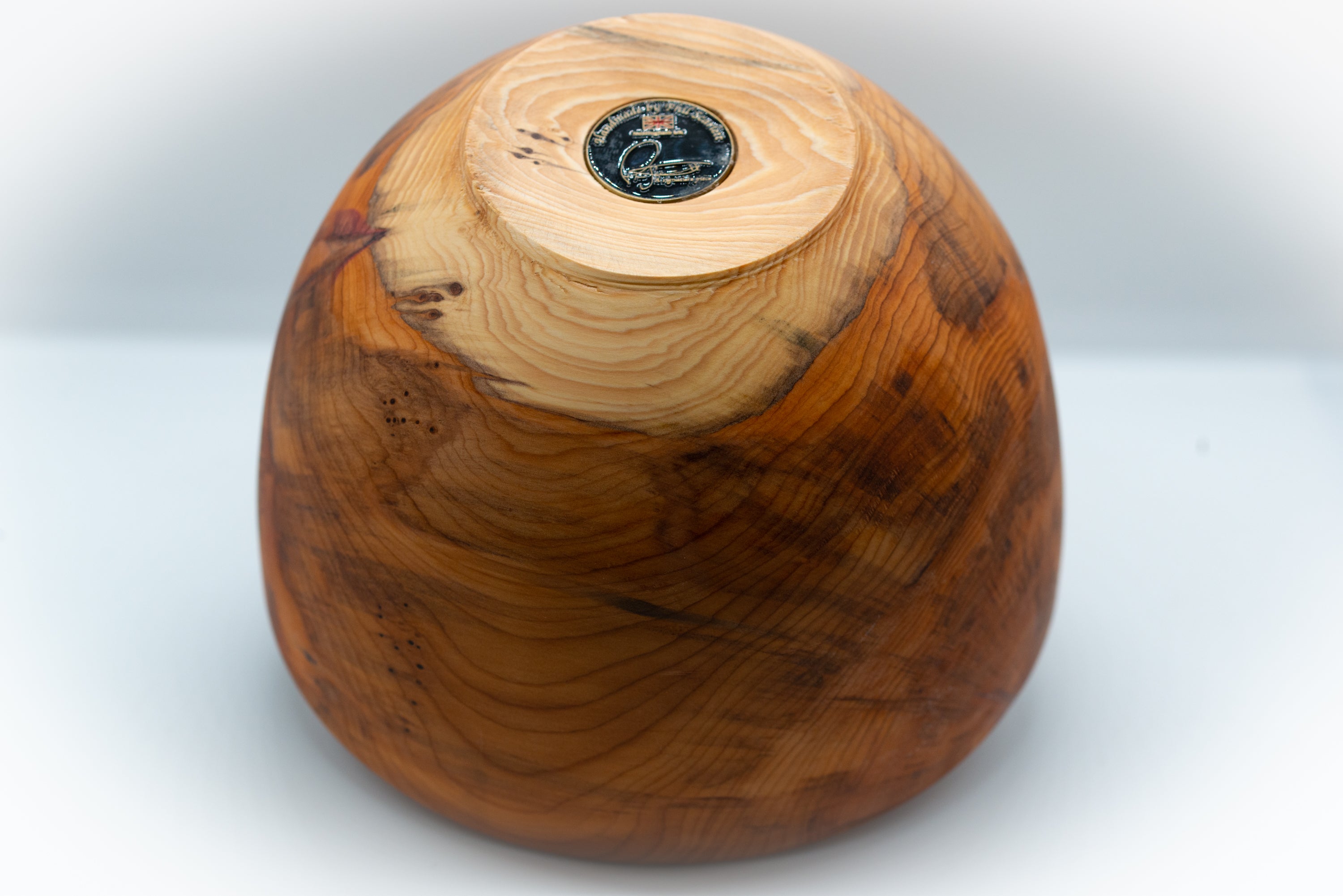 English 2024 Yew Wood Offering Bowl