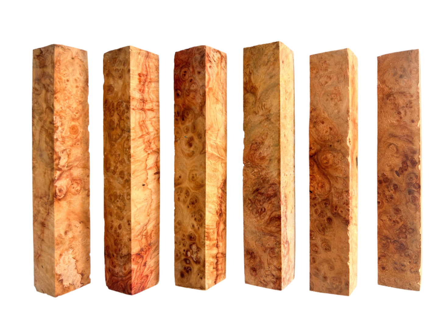 Ambuyna Burr / Burl | Golden | Wooden Pen Blanks