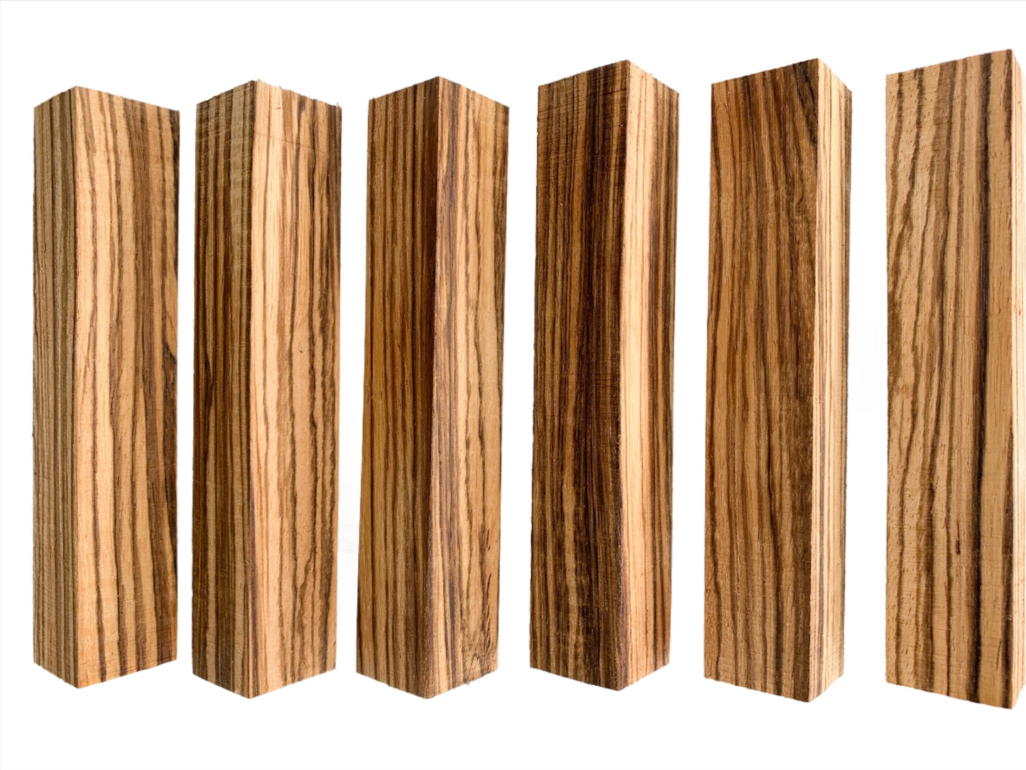 Zebrano Wood | aka Zebrawood | Wooden Pen Blanks